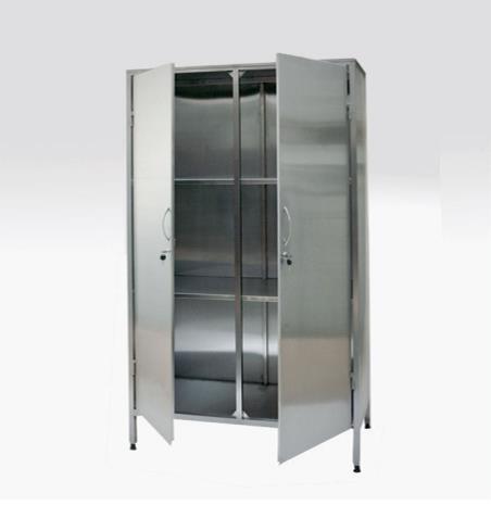 yvpprva Шкаф кухонный ШЗКп - 1000*600*1800 "Profi Inox", двери распашные